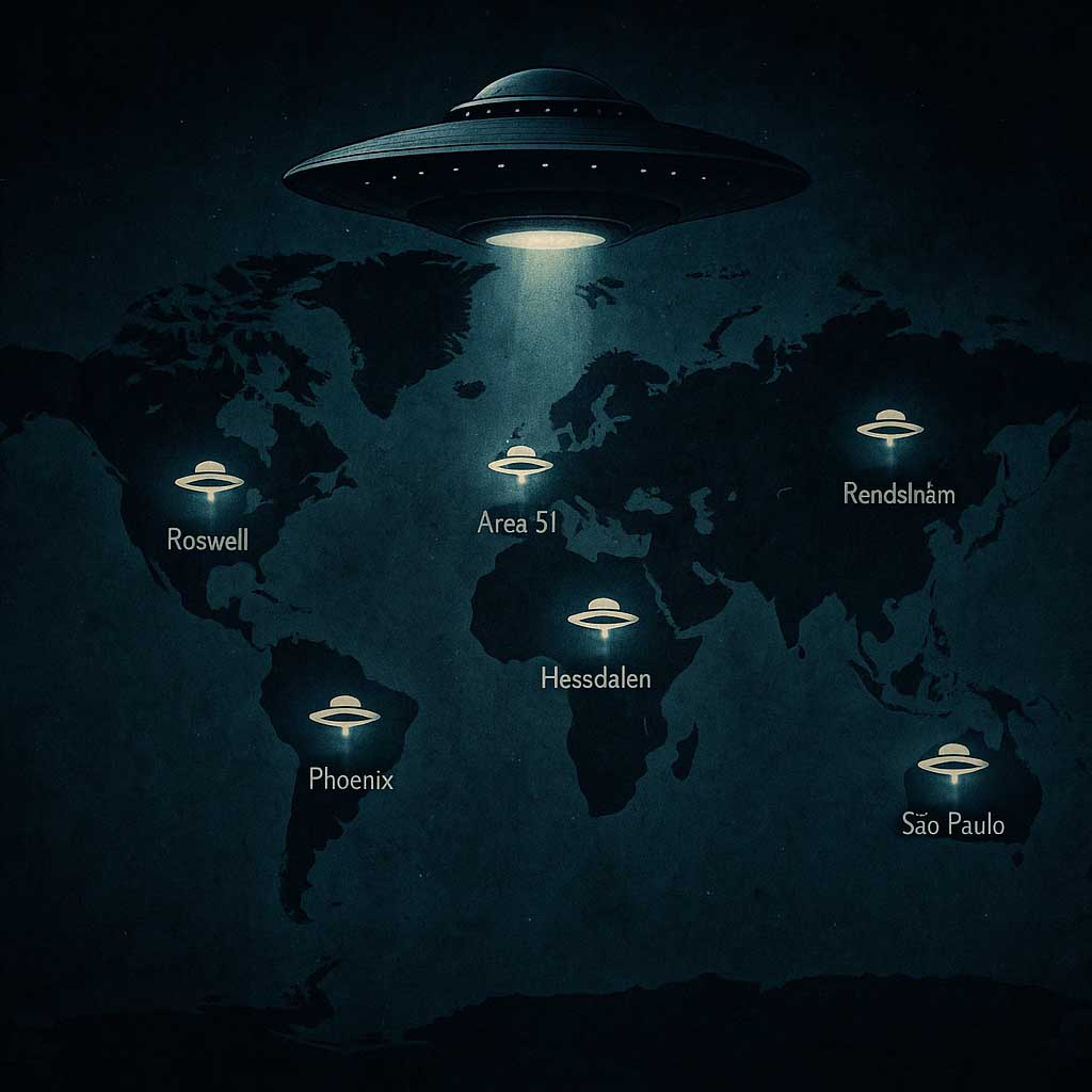 🛸 UFO-Sichtungen weltweit – Wo Menschen das Unfassbare gesehen haben